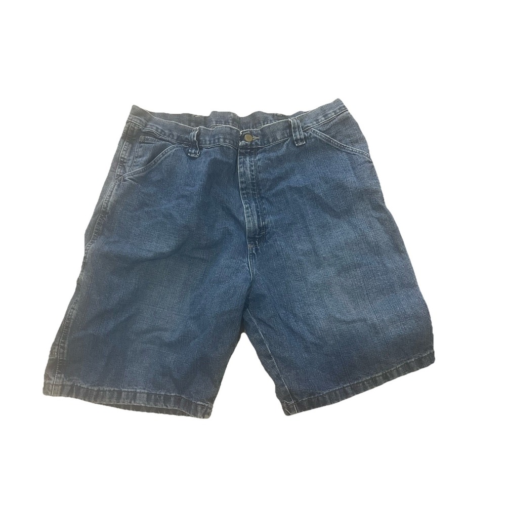 Vintage Wrangler Denim Shorts Jean Carpenter JORTS Mens 38 Baggy Utility Cargo